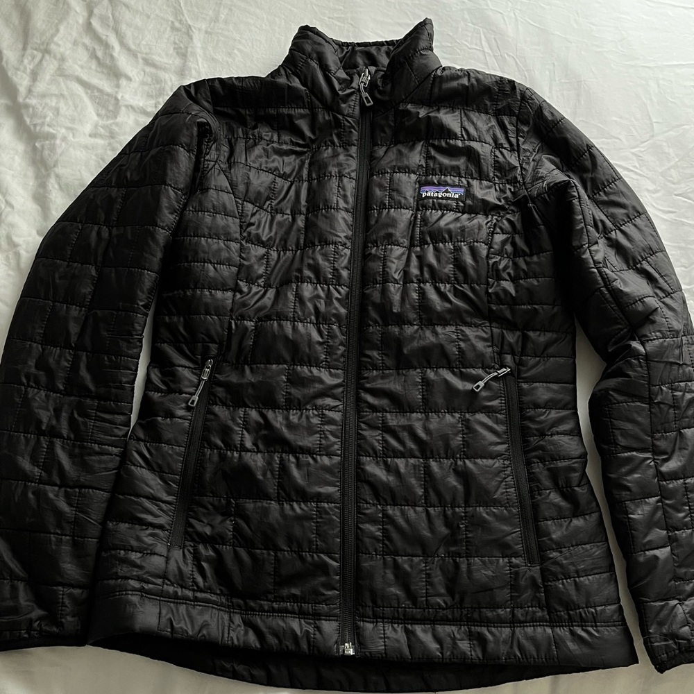 Patagonia XS Black Nano Puff Zip Up Jacket